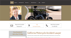 Desktop Screenshot of motorcycleaccidentcaselaw.com