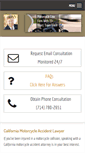 Mobile Screenshot of motorcycleaccidentcaselaw.com